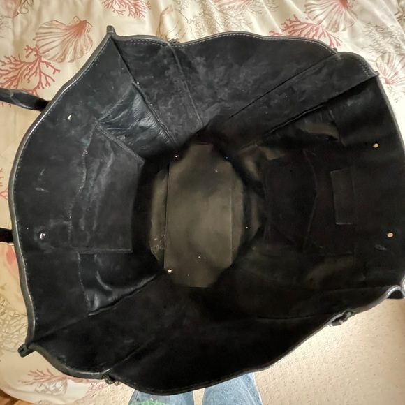 Balenciaga Black Suede A4 Papier - Picture 4 of 4